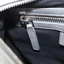 GIVENCHY Pandora Mini Shoulder Bag Leather Silver Auth 207804-24