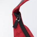 GUCCI GG Canvas Shoulder Bag Red Silver 001 3380 1705 Auth 207807A-14