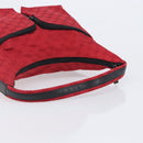 GUCCI GG Canvas Shoulder Bag Red Silver 001 3380 1705 Auth 207807A-7