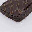 LOUIS VUITTON Monogram Pochette Accessoires Pouch M51980 LV Auth 207808A-11