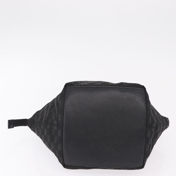 GUCCI GG Canvas Web Sherry Line Hand Bag Nylon Black 131228 Auth 207809A