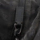 GUCCI GG Canvas Web Sherry Line Hand Bag Nylon Black 131228 Auth 207809A-16