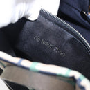 FENDI Zucca Canvas Hand Bag Nylon Green Silver Auth 207810A-24