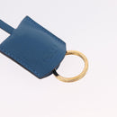 LOEWE Tote Bag Leather Gold Blue Auth 207812A-10