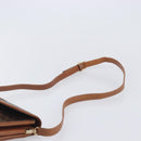 CELINE Macadam Canvas Shoulder Bag PVC Leather 2 Set Brown Auth 207813-15
