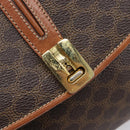 CELINE Macadam Canvas Shoulder Bag PVC Leather 2 Set Brown Auth 207813-18