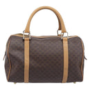 CELINE Macadam Canvas Shoulder Bag PVC Leather 2 Set Brown Auth 207813-3