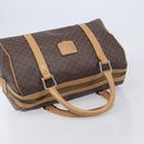 CELINE Macadam Canvas Shoulder Bag PVC Leather 2 Set Brown Auth 207813-5