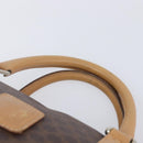 CELINE Macadam Canvas Shoulder Bag PVC Leather 2 Set Brown Auth 207813-6