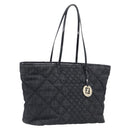 FENDI Zucca Canvas Tote Bag Black Gold Auth 207816-1