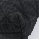 FENDI Zucca Canvas Tote Bag Black Gold Auth 207816-13