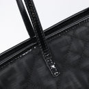 FENDI Zucca Canvas Tote Bag Black Gold Auth 207816-16
