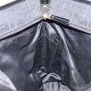 FENDI Zucca Canvas Tote Bag Black Gold Auth 207816-22