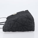 FENDI Zucca Canvas Tote Bag Black Gold Auth 207816-5