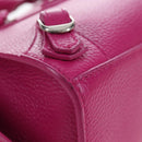 Balenciaga Neo Classic City Mini Hand Bag Leather 2way Pink 638524 Auth 207817M-9