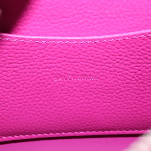 Balenciaga Neo Classic City Mini Hand Bag Leather 2way Pink 638524 Auth 207817M