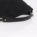 Christian Dior Canage Shoulder Bag Canvas Black Gold Auth 207818A-7