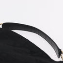 Christian Dior Canage Shoulder Bag Canvas Black Gold Auth 207818A-8