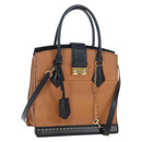 LOUIS VUITTON Cool Marly PM Hand Bag Leather Beige M51654 LV Auth 207821M-1