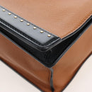 LOUIS VUITTON Cool Marly PM Hand Bag Leather Beige M51654 LV Auth 207821M-14