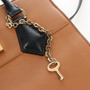 LOUIS VUITTON Cool Marly PM Hand Bag Leather Beige M51654 LV Auth 207821M-17
