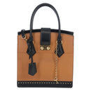 LOUIS VUITTON Cool Marly PM Hand Bag Leather Beige M51654 LV Auth 207821M-2