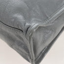 Balenciaga Giant Mini City Hand Bag Leather 2way Gray Silver 519938 Auth 207823V-16