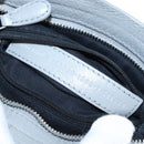 Balenciaga Giant Mini City Hand Bag Leather 2way Gray Silver 519938 Auth 207823V-26