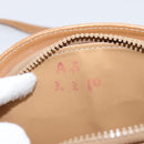 CELINE Macadam Shoulder Bag PVC Brown Gold Tone Auth 207831-10