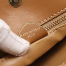 CELINE Macadam Shoulder Bag PVC Brown Gold Tone Auth 207831-27
