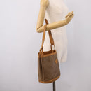 GUCCI Micro GG Supreme Shoulder Bag PVC Beige Gold 001 14 0934 Auth 207835-25