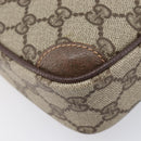 GUCCI GG Supreme Shoulder Bag PVC Beige Gold 007 115 6423 Auth 207837-12