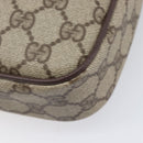 GUCCI GG Supreme Shoulder Bag PVC Beige Gold 007 115 6423 Auth 207837-13