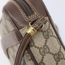 GUCCI GG Supreme Shoulder Bag PVC Beige Gold 007 115 6423 Auth 207837-15