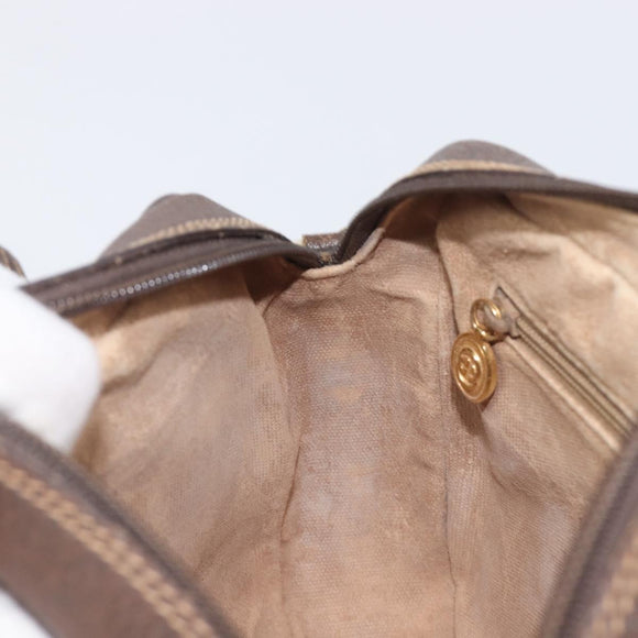 GUCCI GG Supreme Shoulder Bag PVC Beige Gold 007 115 6423 Auth 207837