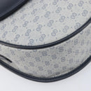 GUCCI Micro GG Supreme Shoulder Bag PVC Navy Gold 007 58 0074 Auth 207839-12