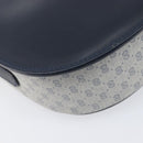 GUCCI Micro GG Supreme Shoulder Bag PVC Navy Gold 007 58 0074 Auth 207839-14