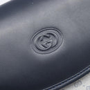 GUCCI Micro GG Supreme Shoulder Bag PVC Navy Gold 007 58 0074 Auth 207839-17