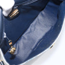GUCCI Micro GG Supreme Shoulder Bag PVC Navy Gold 007 58 0074 Auth 207839-20