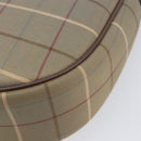 Burberrys Nova Check Shoulder Bag Canvas Brown Gold Auth 207840V-17