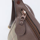 Burberrys Nova Check Shoulder Bag Canvas Brown Gold Auth 207840V-10