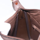Burberrys Nova Check Shoulder Bag Canvas Brown Gold Auth 207840V-21