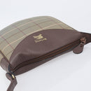 Burberrys Nova Check Shoulder Bag Canvas Brown Gold Auth 207840V-6