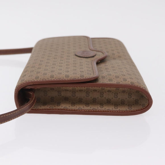GUCCI Micro GG Supreme Shoulder Bag PVC Beige Gold 004 106 0146 Auth 207841