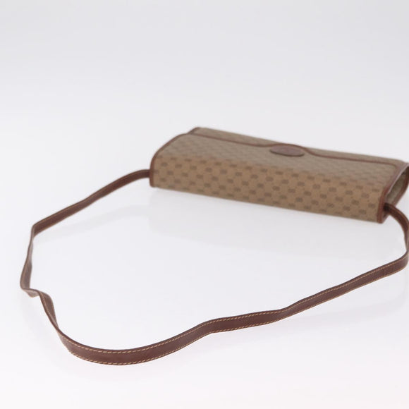 GUCCI Micro GG Supreme Shoulder Bag PVC Beige Gold 004 106 0146 Auth 207841