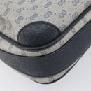GUCCI Micro GG Supreme Shoulder Bag PVC Navy Gold 007 084 0423 Auth 207844-12