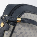GUCCI Micro GG Supreme Shoulder Bag PVC Navy Gold 007 084 0423 Auth 207844-17