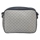 GUCCI Micro GG Supreme Shoulder Bag PVC Navy Gold 007 084 0423 Auth 207844-3