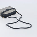 GUCCI Micro GG Supreme Shoulder Bag PVC Navy Gold 007 084 0423 Auth 207844-7
