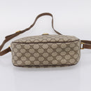 GUCCI GG Supreme Web Sherry Line Bag PVC Beige Gold 89 02 077 Auth 207845-10